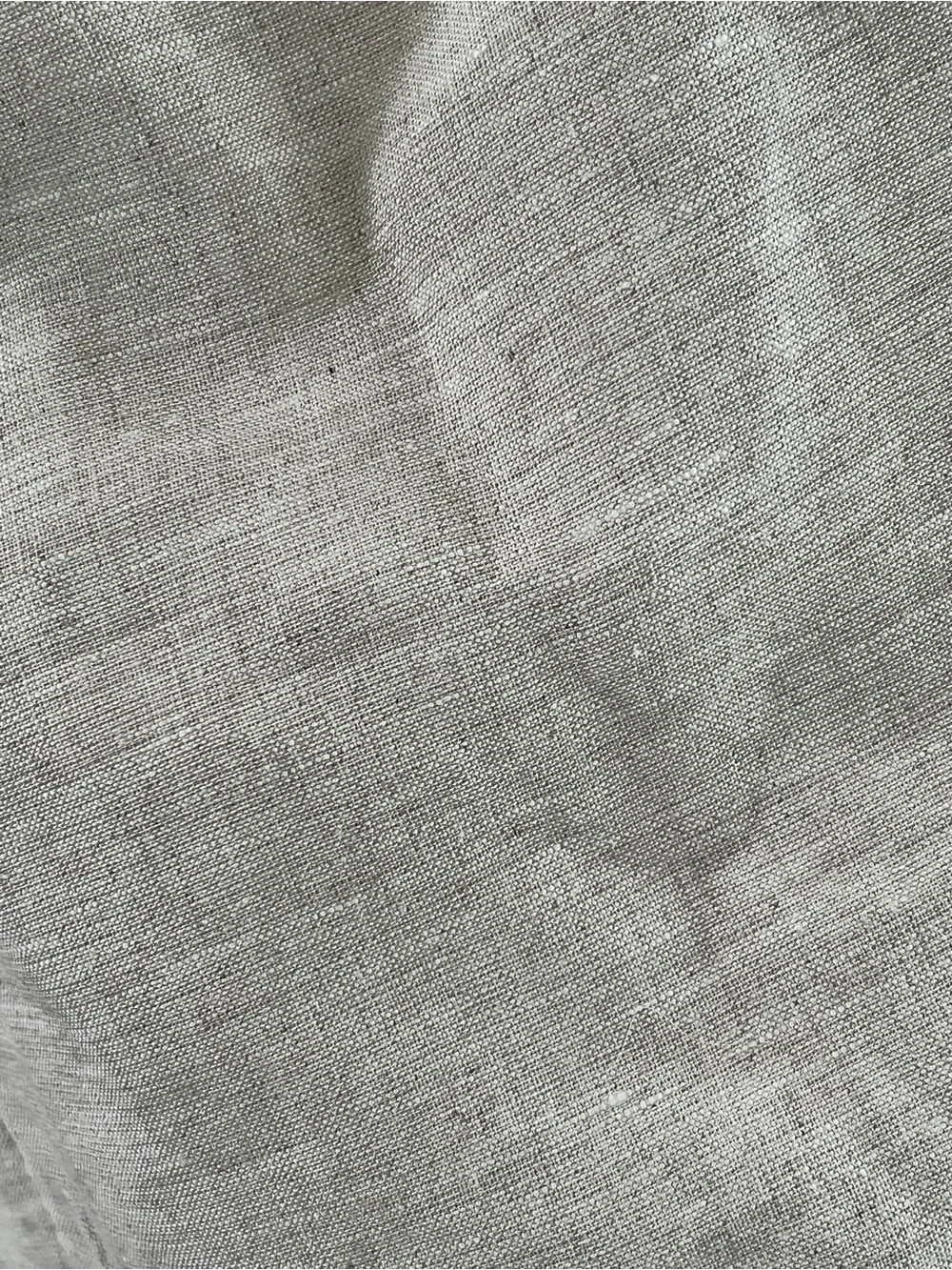 Quince Set of 2 European Linen Room Darkening Curtain Panels in Flax 48x84